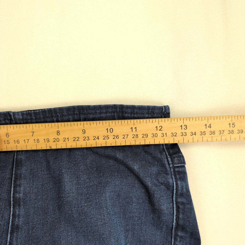 Free People Flare Wide-Leg Jeans Women's Size 25 Dark Wash - Picture 12 of 12